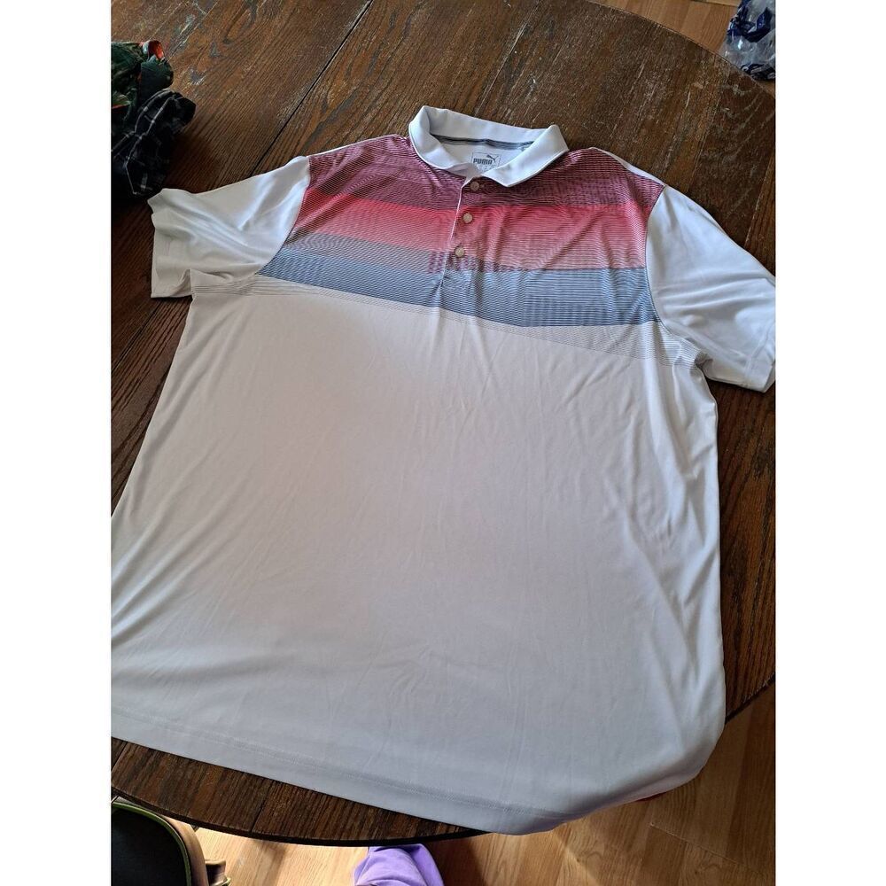 XXL Puma Dry Cell Short Sleeve Casual Golf Athletic Athleisure Polo Shirt